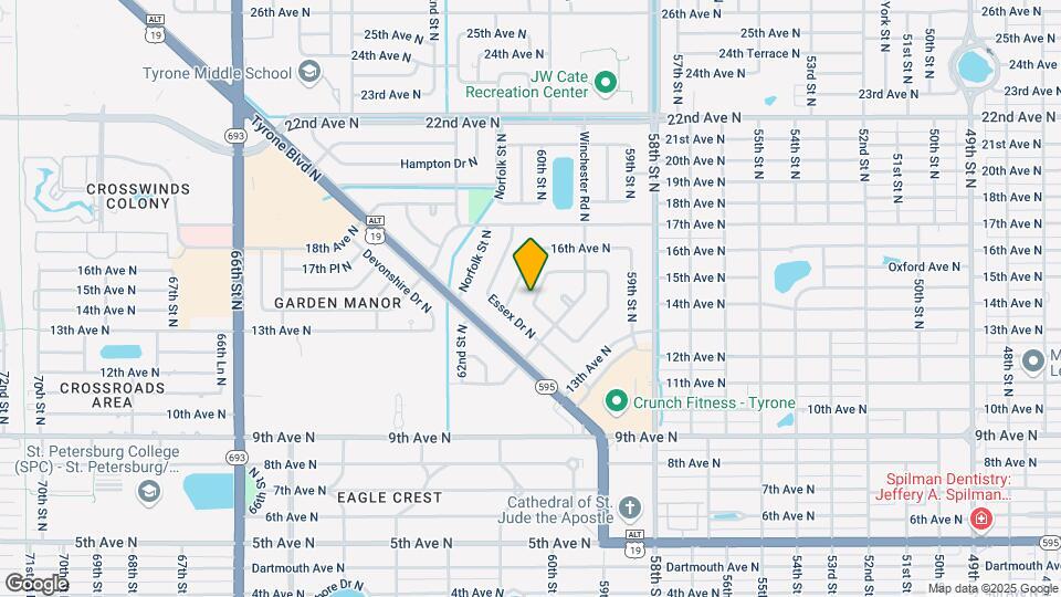 1611 Canterbury Rd N Map and Location Details