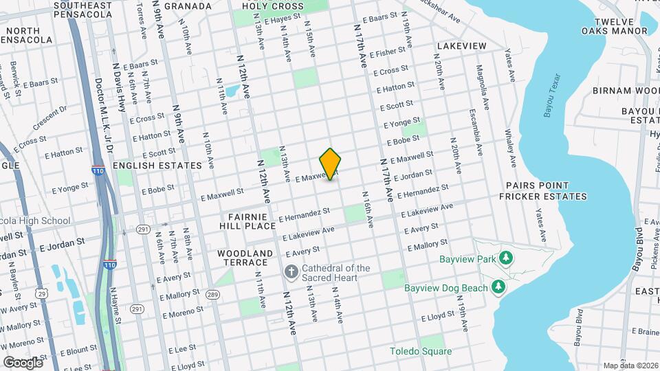 1414 E Jordan St Map and Location Details