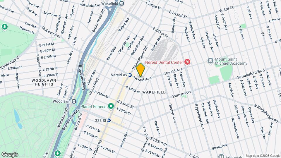 739-747 Nereid Ave Map and Location Details