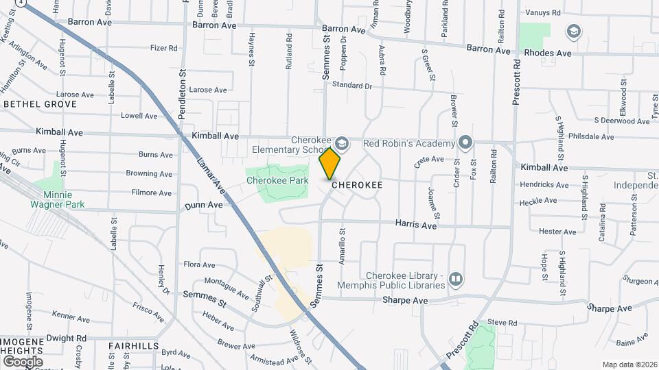 1439 Semmes St Map and Location Details