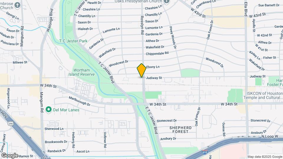 2507 Judiway St Map and Location Details