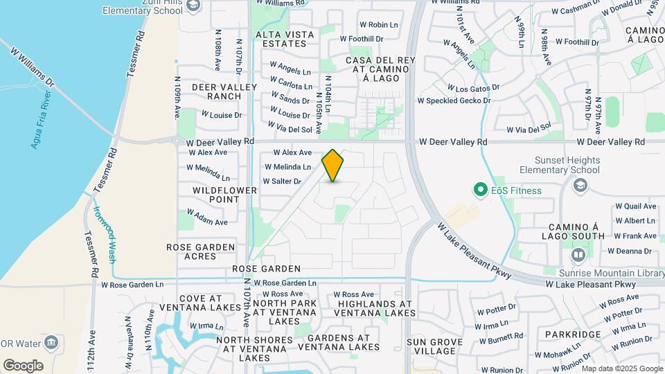 10457 W Salter Dr Map and Location Details