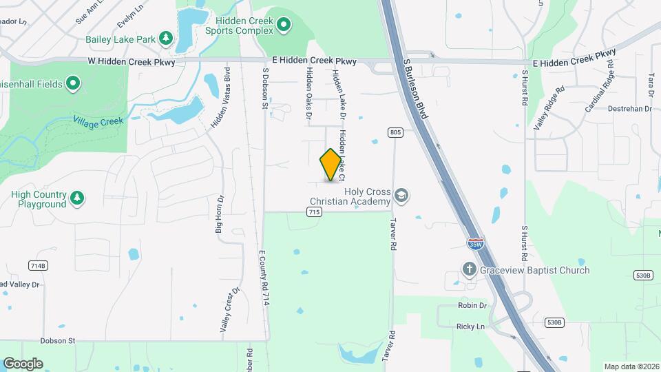 400 Hidden Lake Ct Map and Location Details