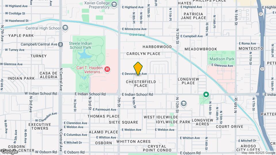 4207 N 9th St Map and Location Details