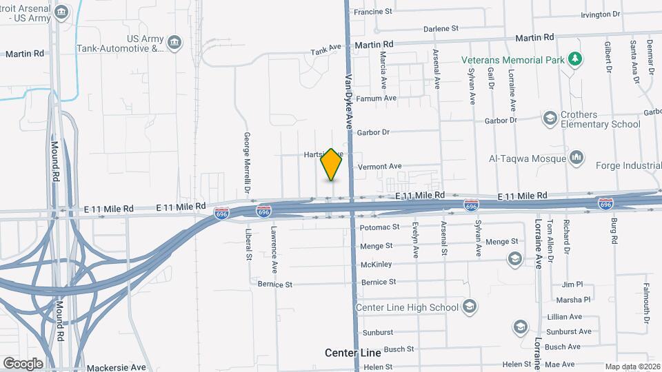 27107 Seyburn Ave Map and Location Details