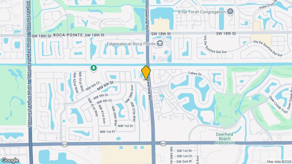 3633 NW 6th St Map and Location Details