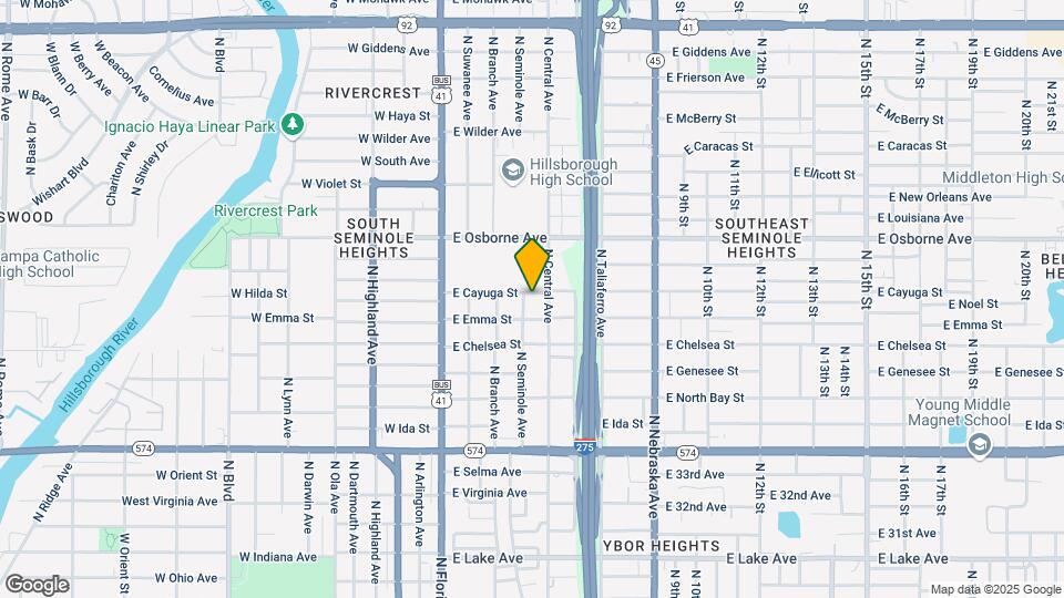 405 E Cayuga St Map and Location Details