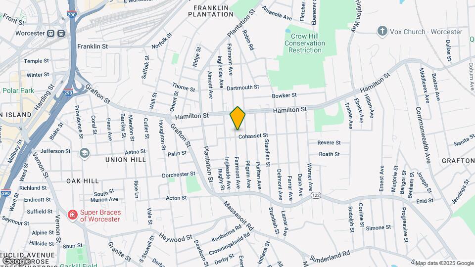 61 Cohasset St-Unit -Unit 1 Map and Location Details