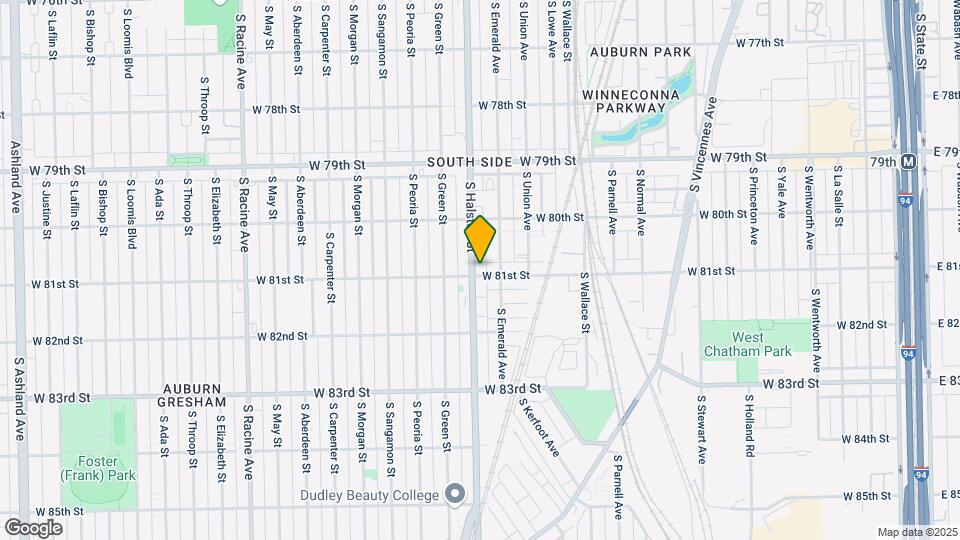 8057 S Halsted St Map and Location Details