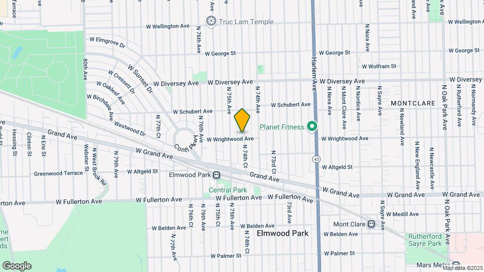 2602 N 74th Ct Map and Location Details