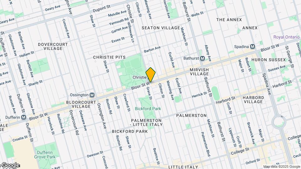 723 Bloor Street West Map and Location Details