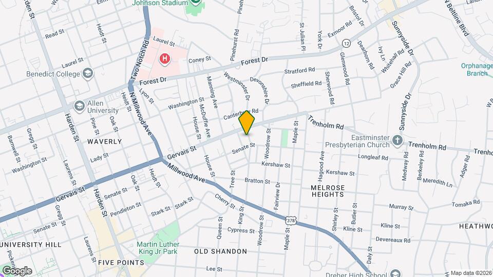 1513 King St Map and Location Details