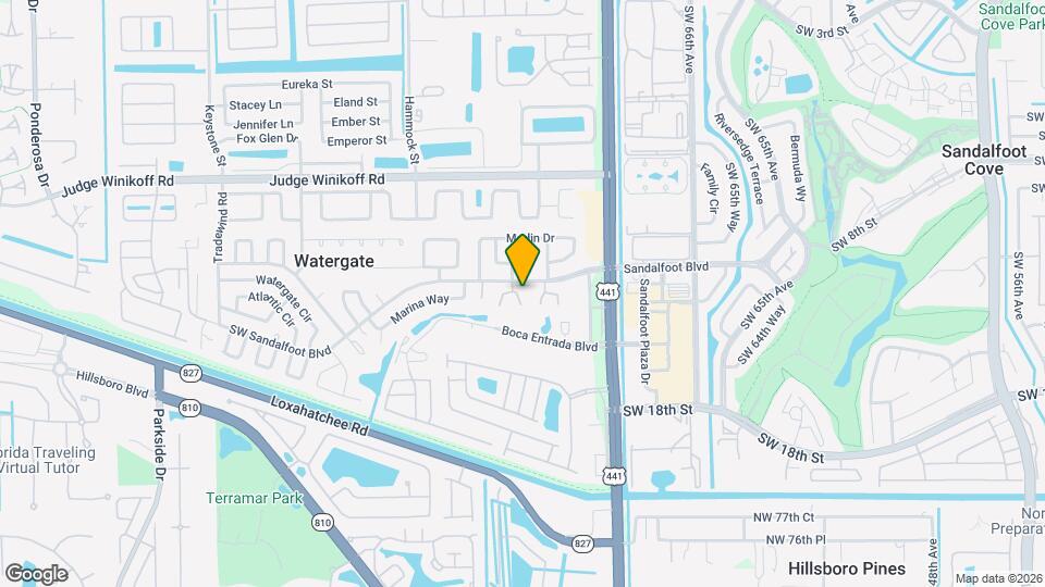 10267 Boca Bend W Map and Location Details