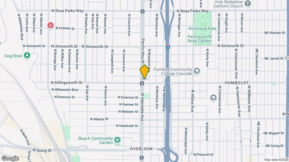 Killingsworth Station Mapa y Detalles de la Ubicación