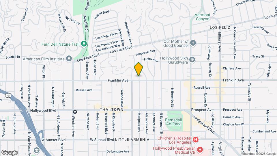 5031 Franklin Ave Mapa y Detalles de la Ubicación