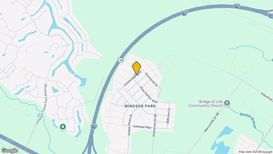 3308 Greenridge Way Map and Location Details