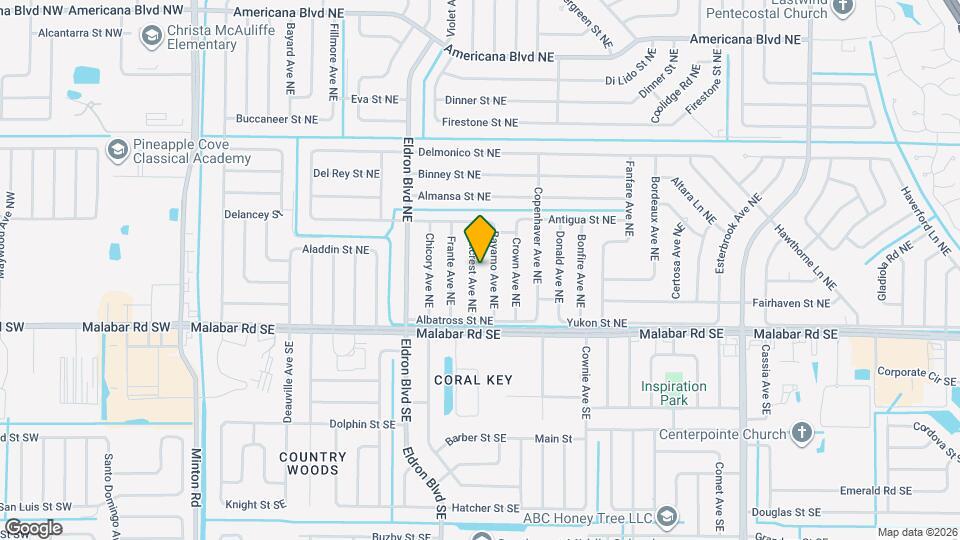 153 Oakcrest Ave NE Map and Location Details