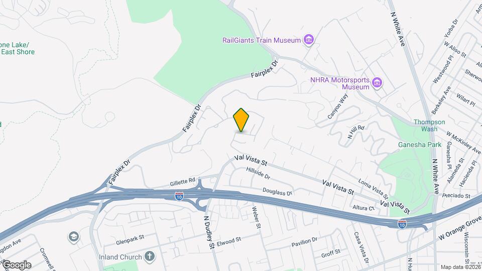 1548 Vallecito Map and Location Details