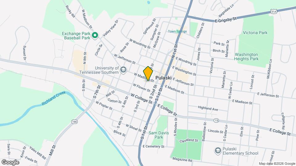 109 S 3rd St Map and Location Details