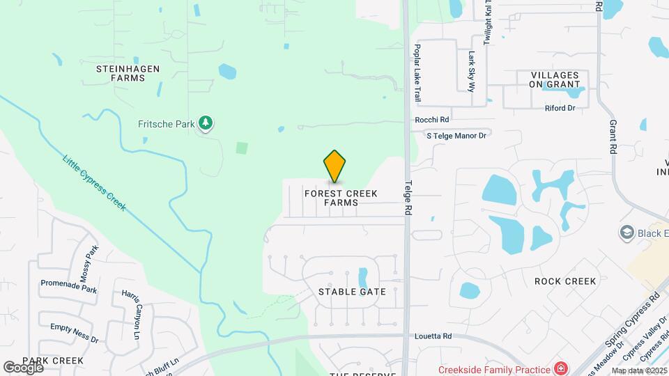 15834 Little Miss Creek Dr Map and Location Details