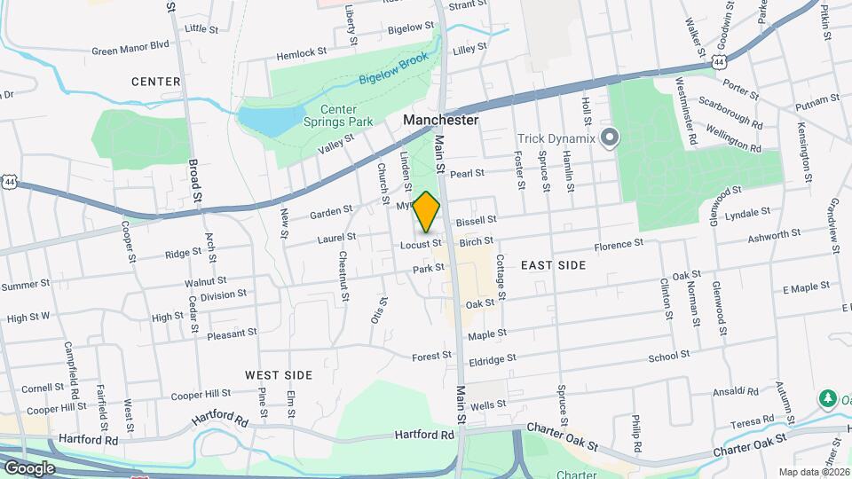 19 Locust St, Unit 19B Map and Location Details
