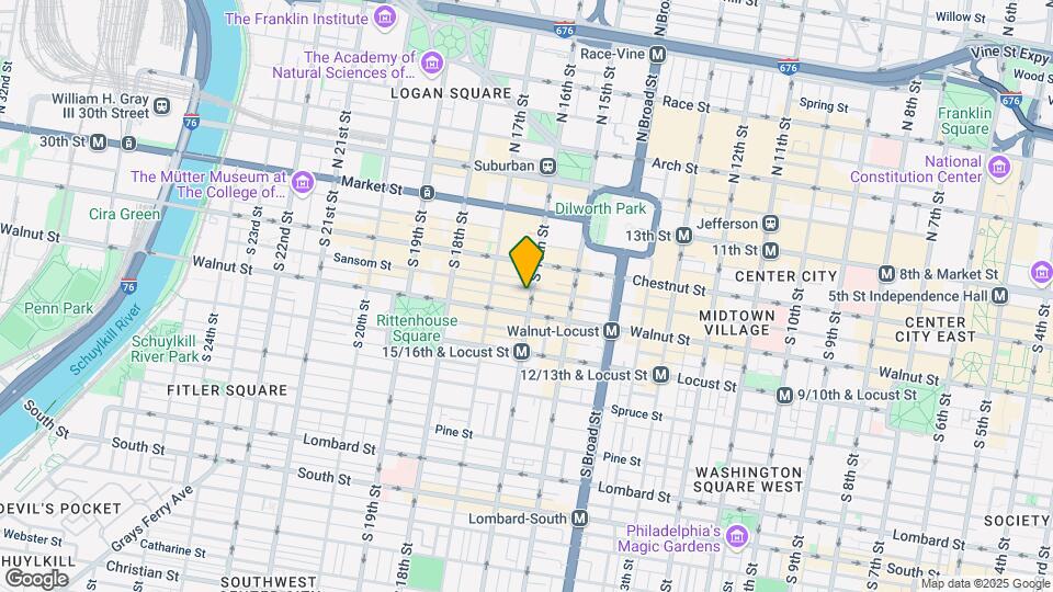 126 S 16th St Map and Location Details