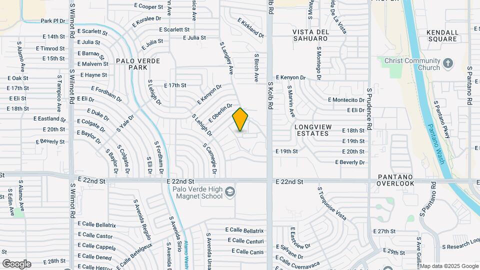 824 S Langley Ave Map and Location Details