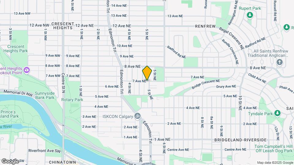 515 7 Av NE Map and Location Details