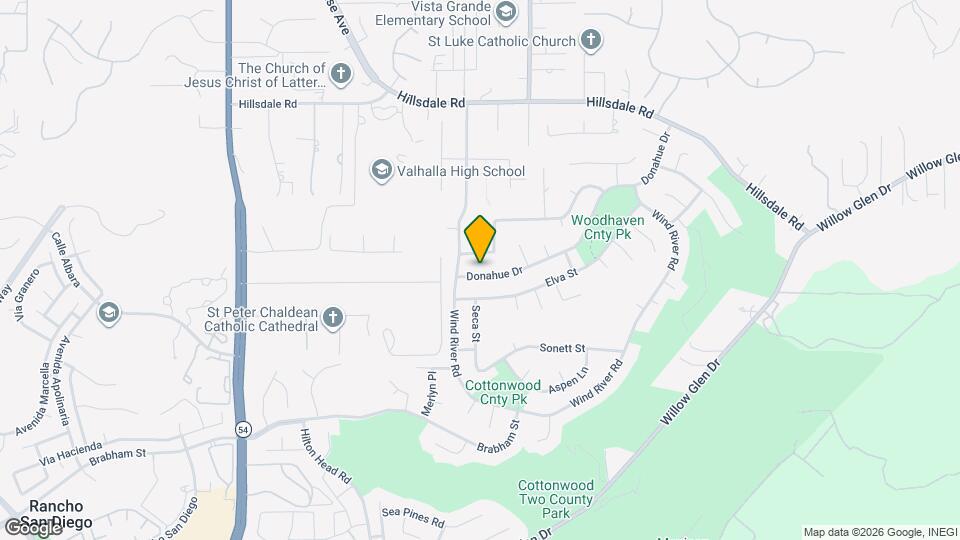 1828 Donahue Dr Map and Location Details