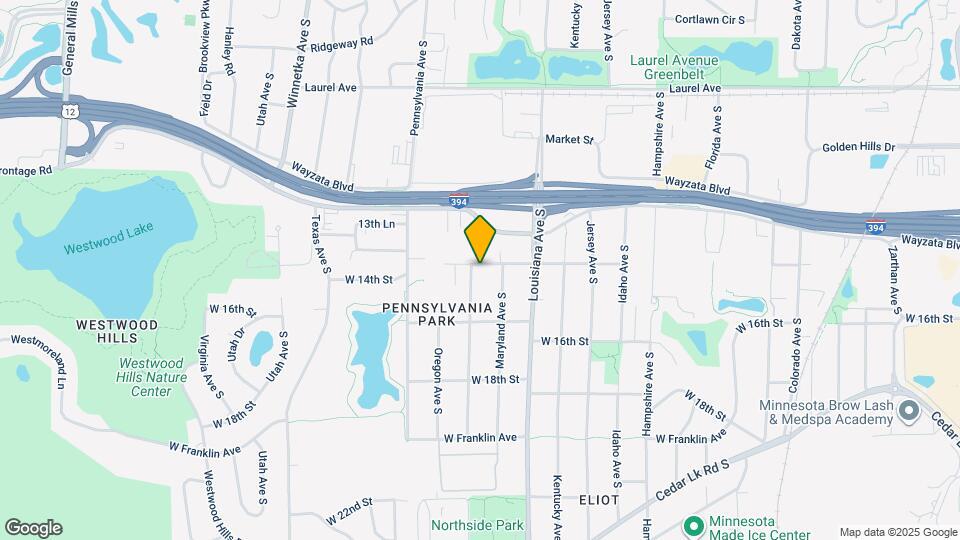 1401 Nevada Ave Map and Location Details
