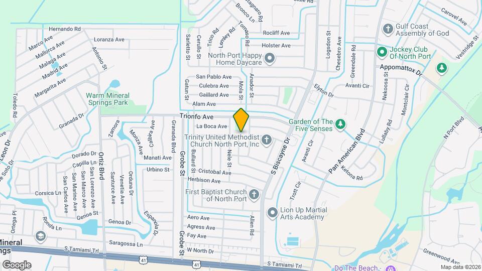 4300 Ancon St Map and Location Details