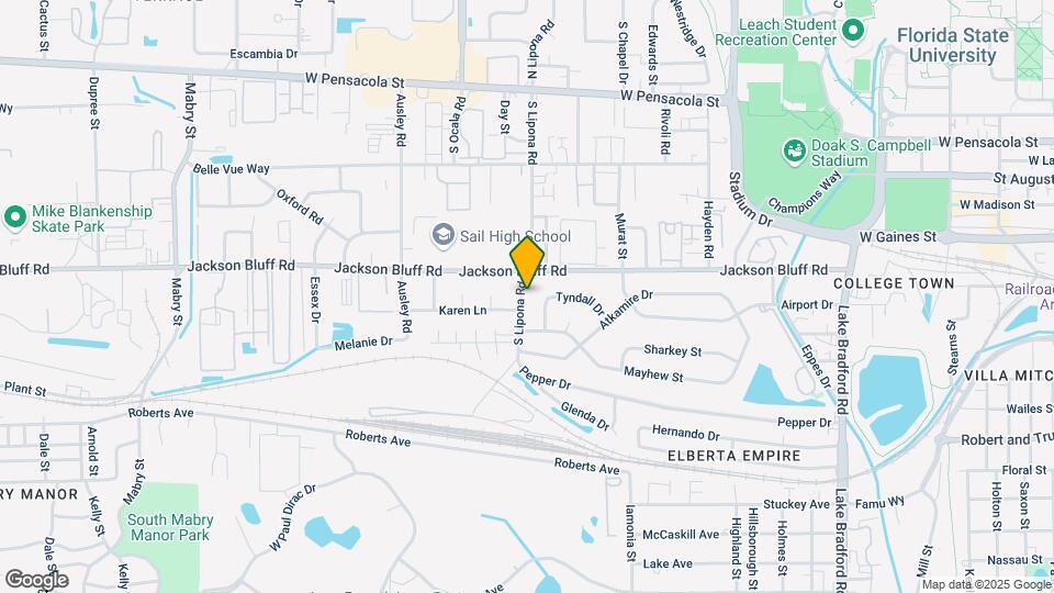 811 S Lipona Rd Map and Location Details