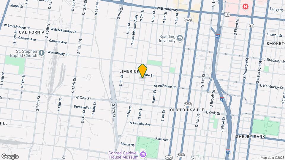 1042 S 6th St Map and Location Details