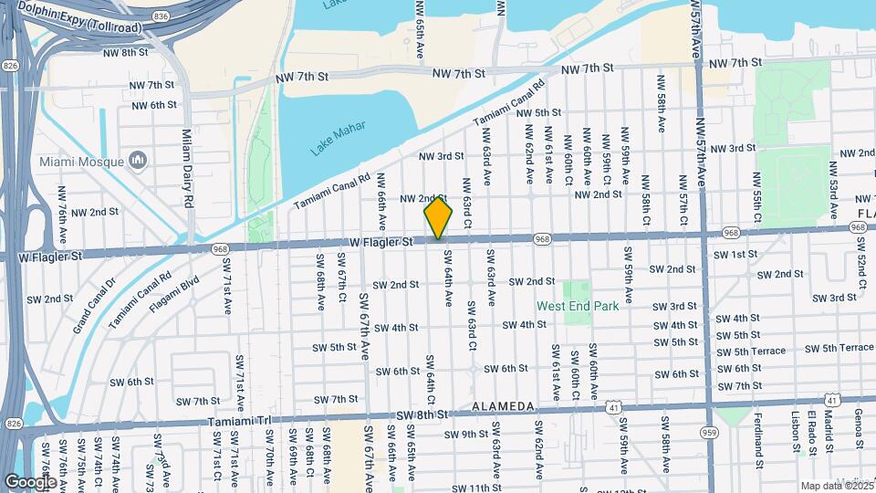 6420 W Flagler St Mapa y Detalles de la Ubicación