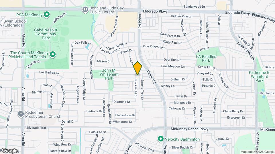3409 Black Gold Dr Map and Location Details