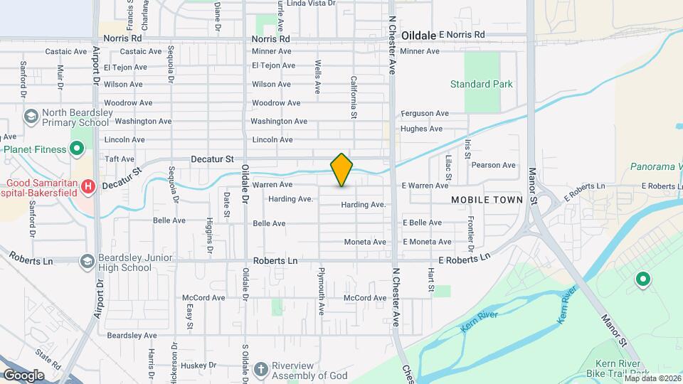 209 Warren Ave Map and Location Details