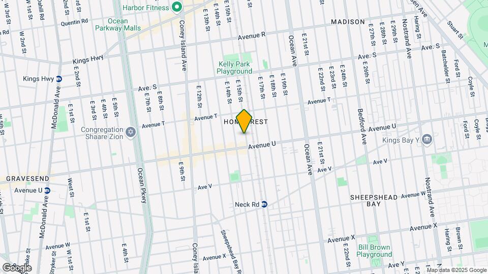 2066 E 15th St Map and Location Details