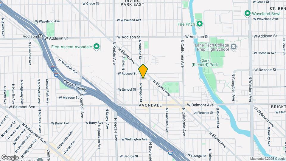 3331 N Whipple St Map and Location Details
