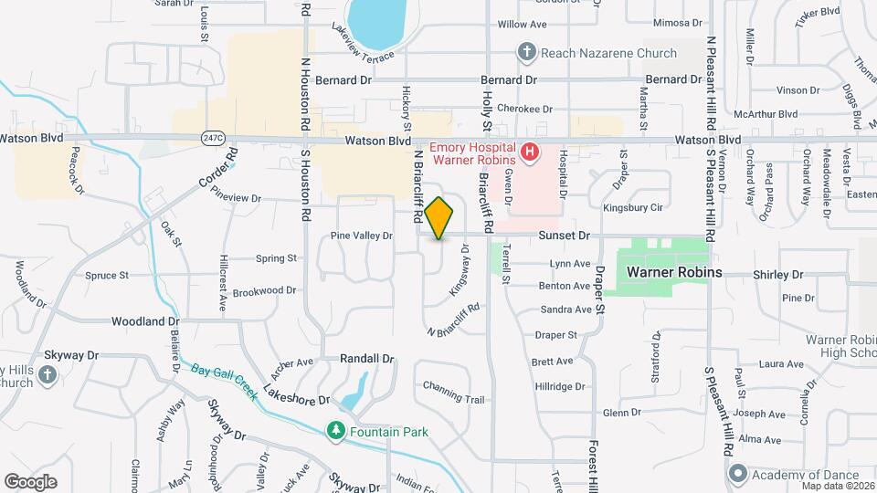 203 Springdale Dr Map and Location Details