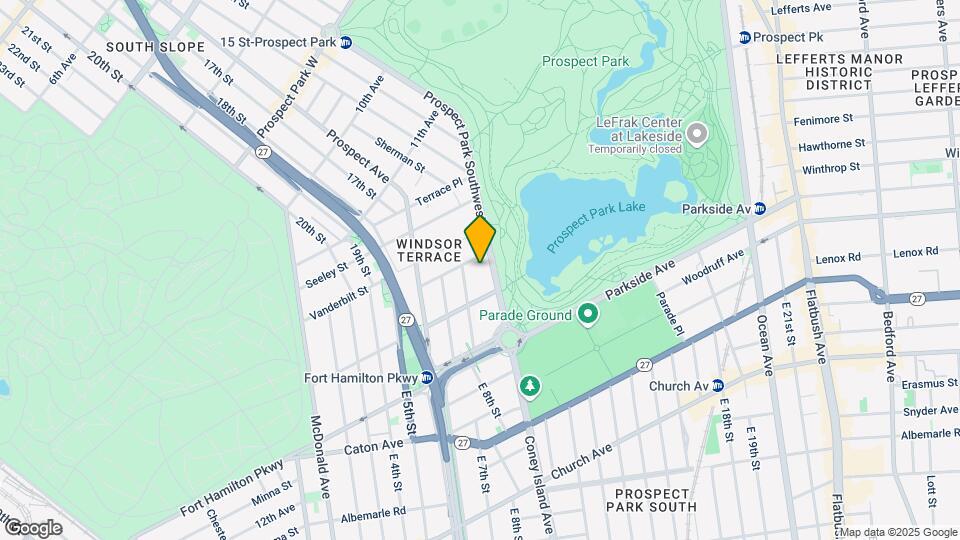 180 Prospect Park SW Map and Location Details