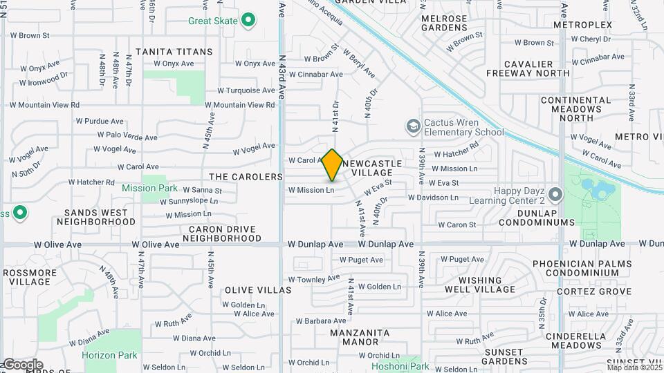 4130 W Mission Ln Mapa y Detalles de la Ubicación