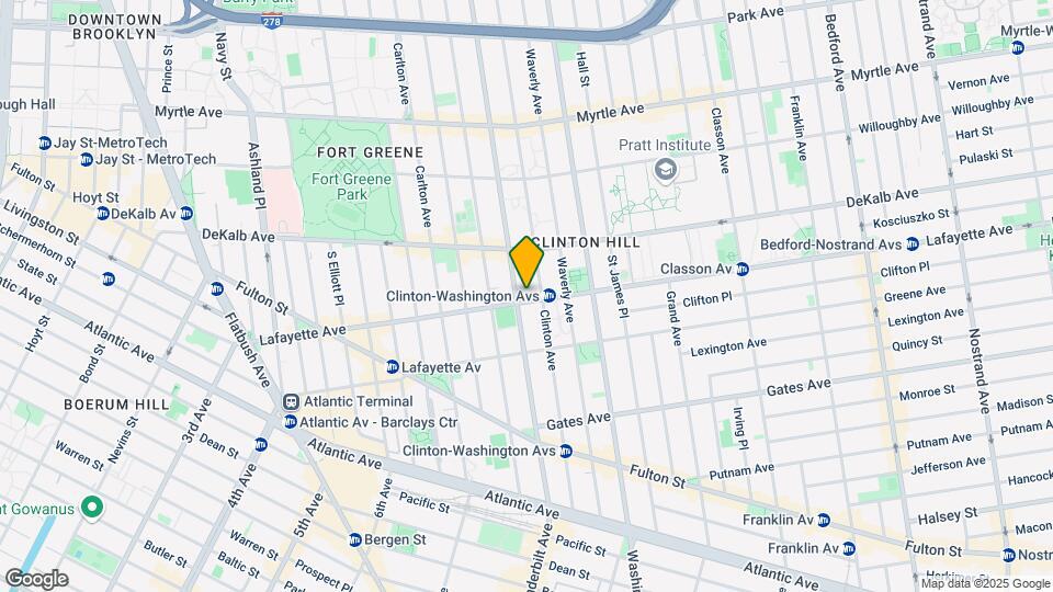 217 Lafayette Ave Mapa y Detalles de la Ubicación