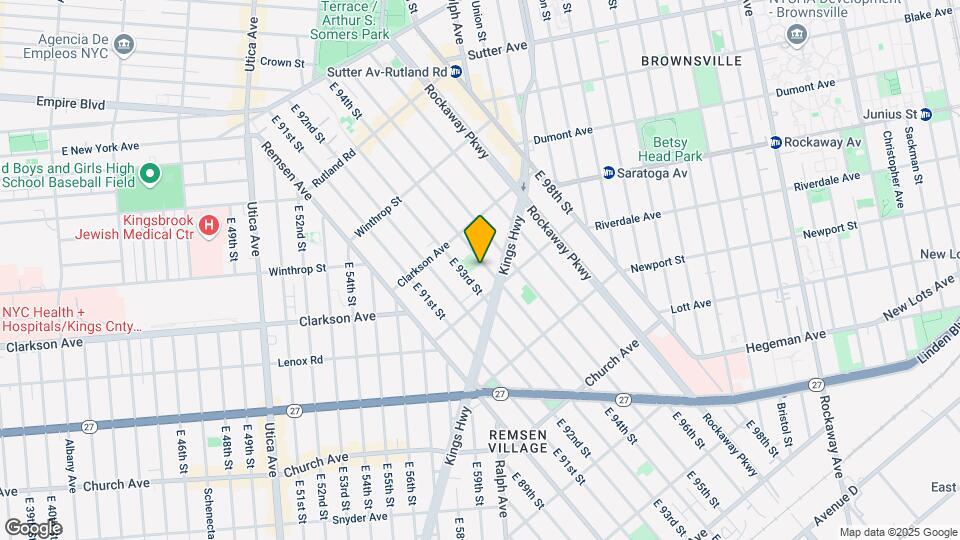 320 E 94th St Map and Location Details