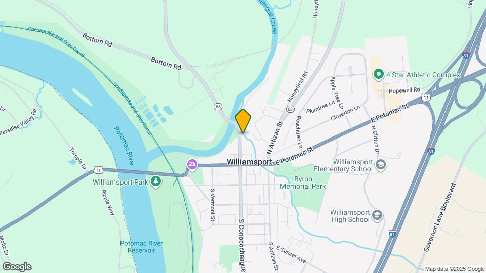 157 N Conococheague St Map and Location Details