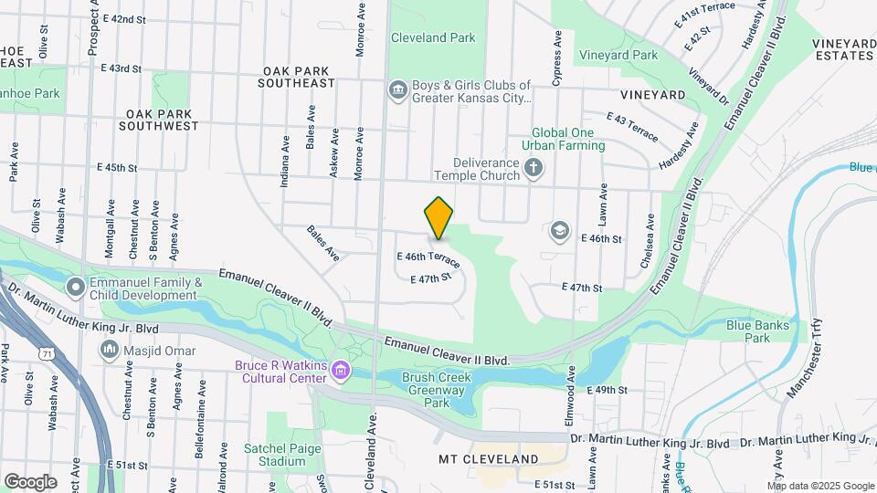 4613 Myrtle Ave Map and Location Details