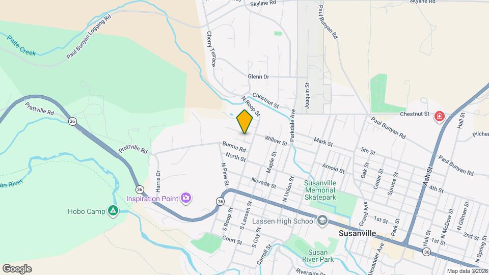 521 Hill St Map and Location Details