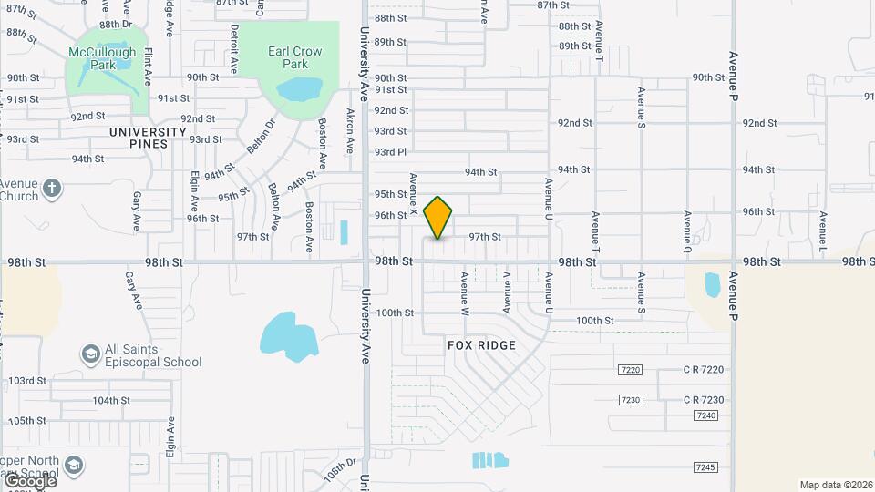 9704 Ave U Ave Map and Location Details