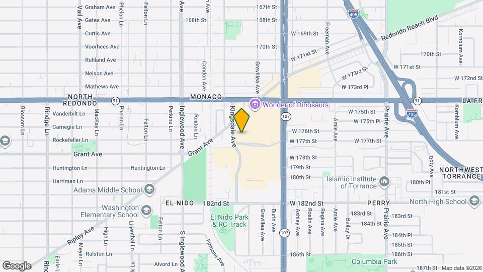 South Bay Social District Mapa y Detalles de la Ubicación