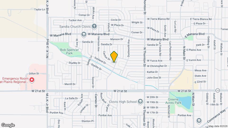 101 Cactus Dr Map and Location Details