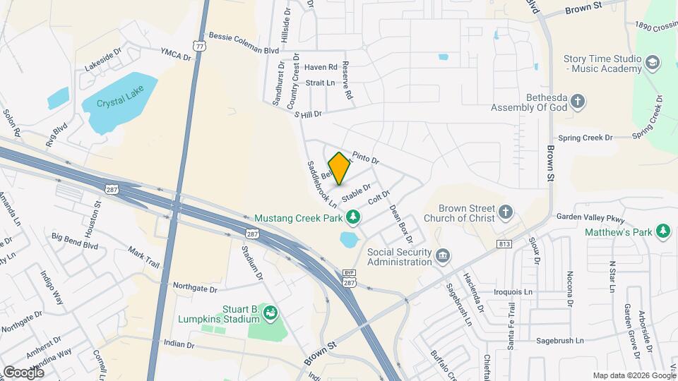 208 Silver Spur Dr Map and Location Details